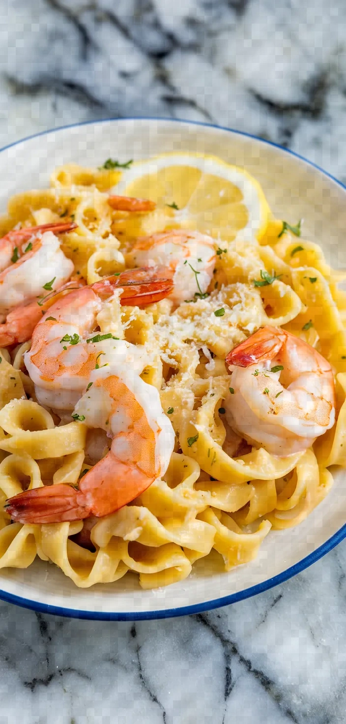 5. Lemon Shrimp Pasta