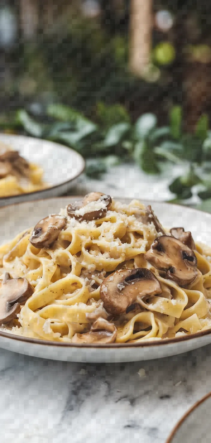 5. Truffle Mushroom Pasta