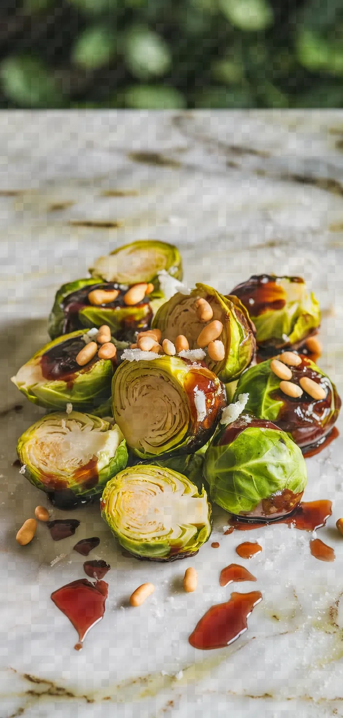 6. Balsamic Glazed Christmas Sprouts