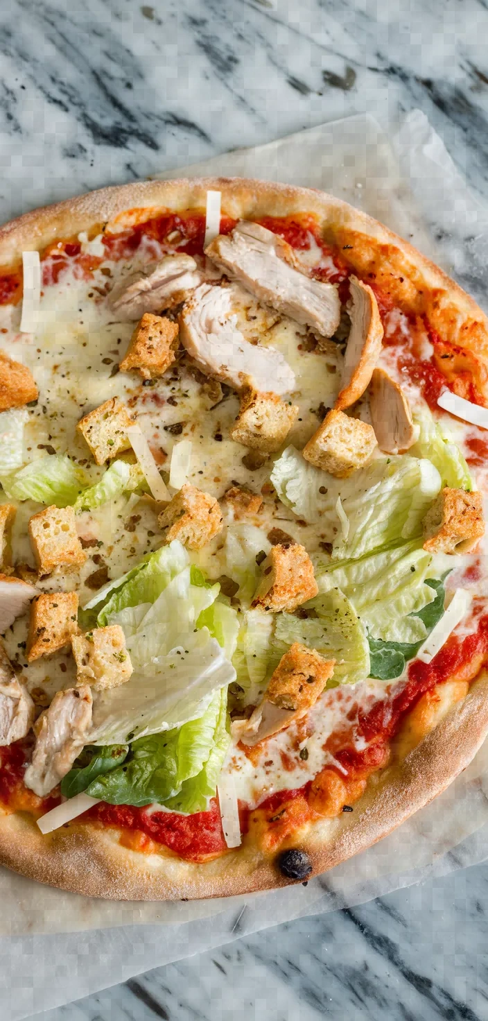 6. Chicken Caesar Pizza