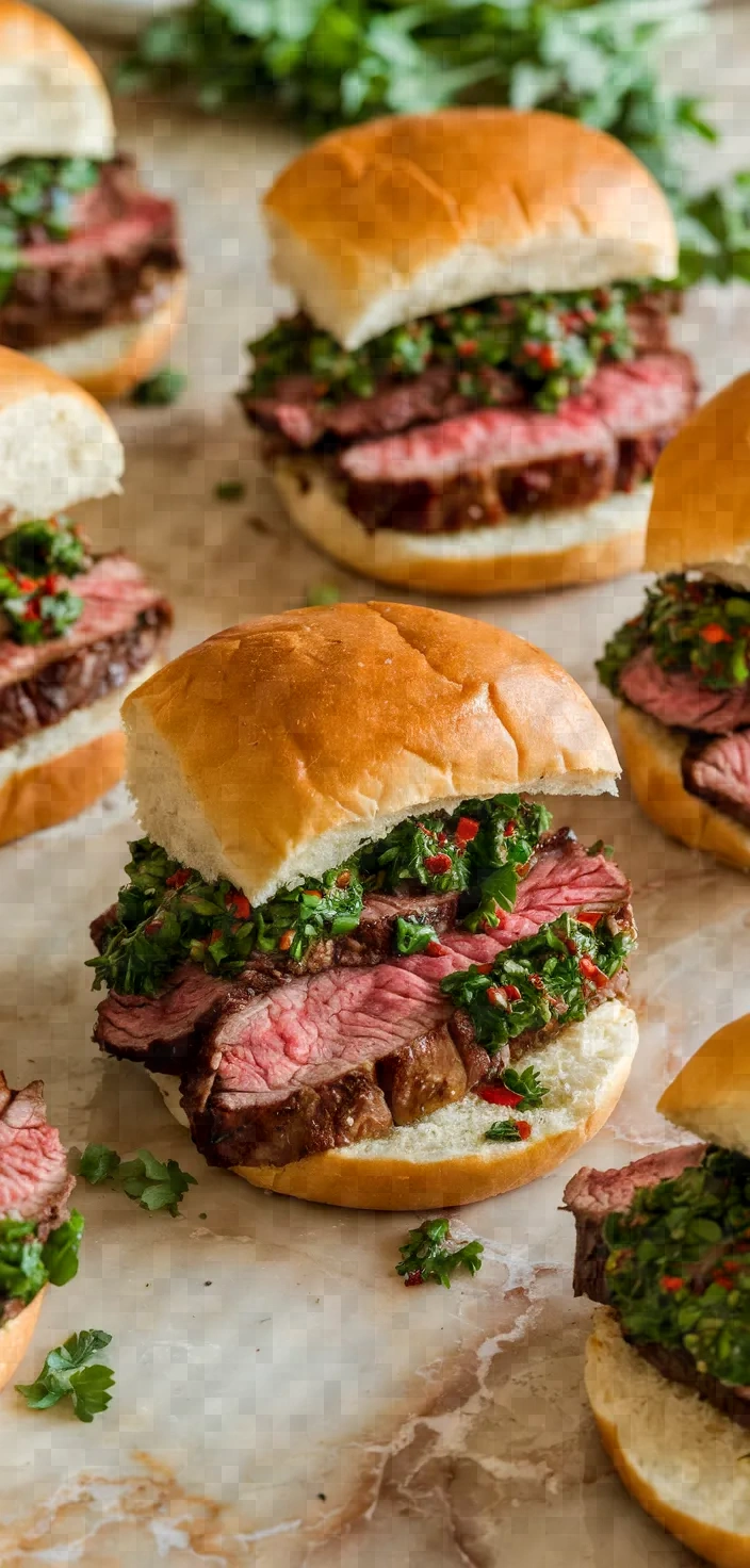 6. Chimichurri Steak Sliders