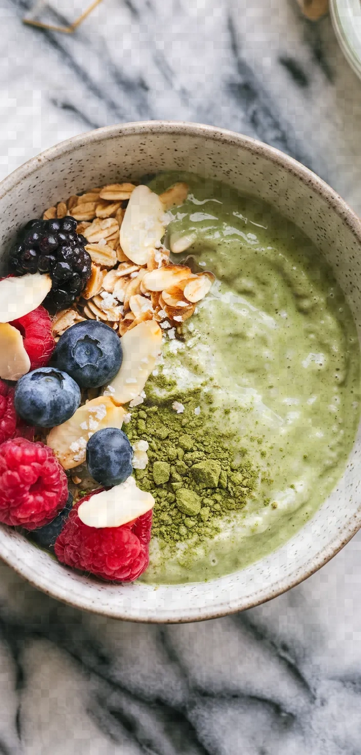 6. Matcha Green Tea Oatmeal