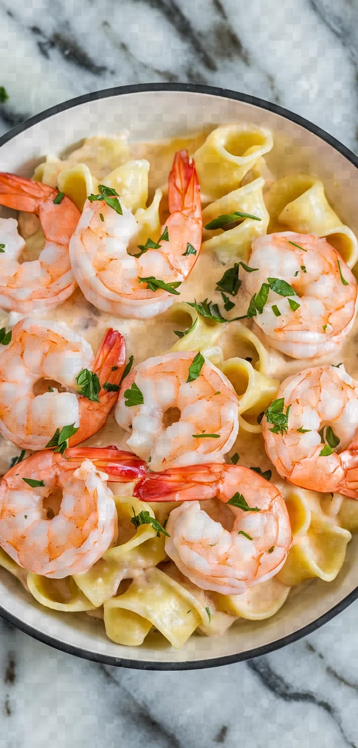 6. Shrimp Alfredo Pasta