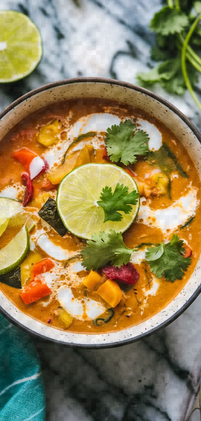 7. Coconut Curry Immunity Boosting Soup