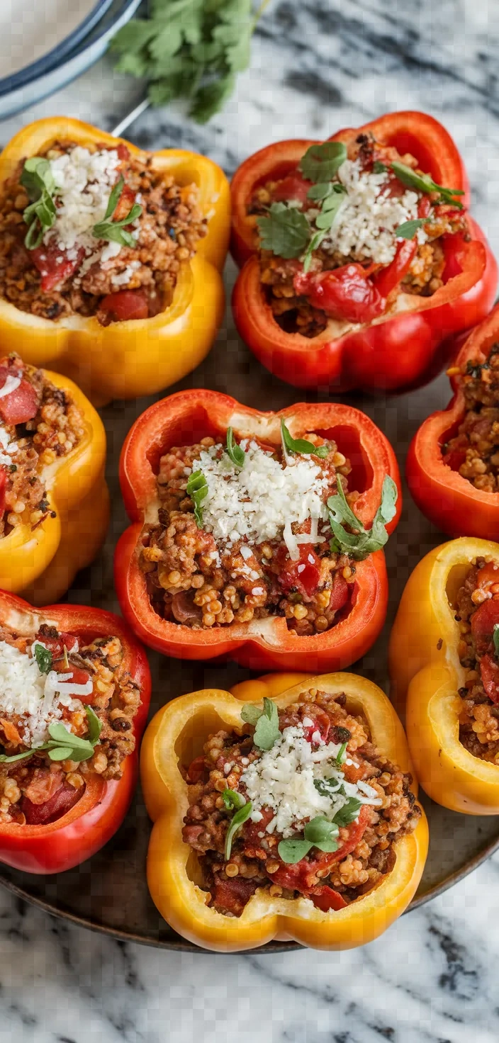 7. Low Calorie Stuffed Bell Peppers