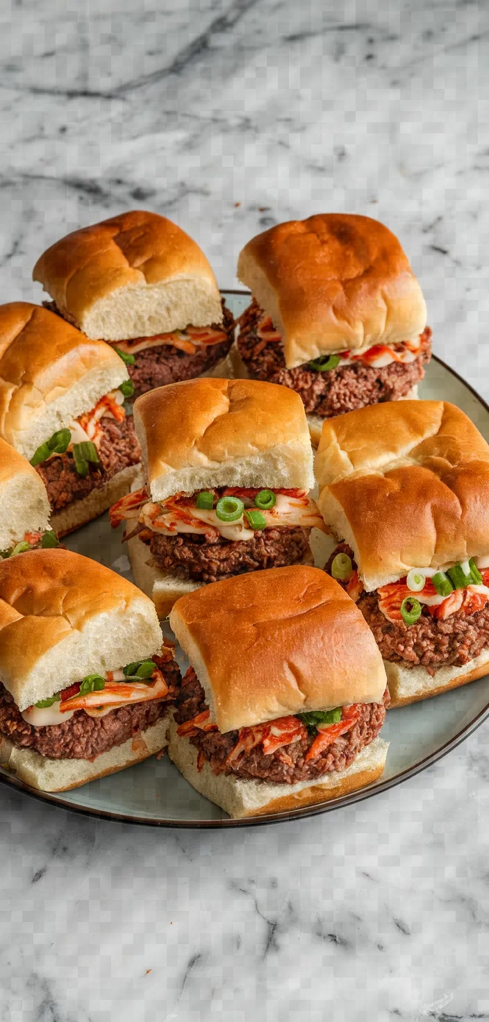 8. Kimchi Beef Sliders