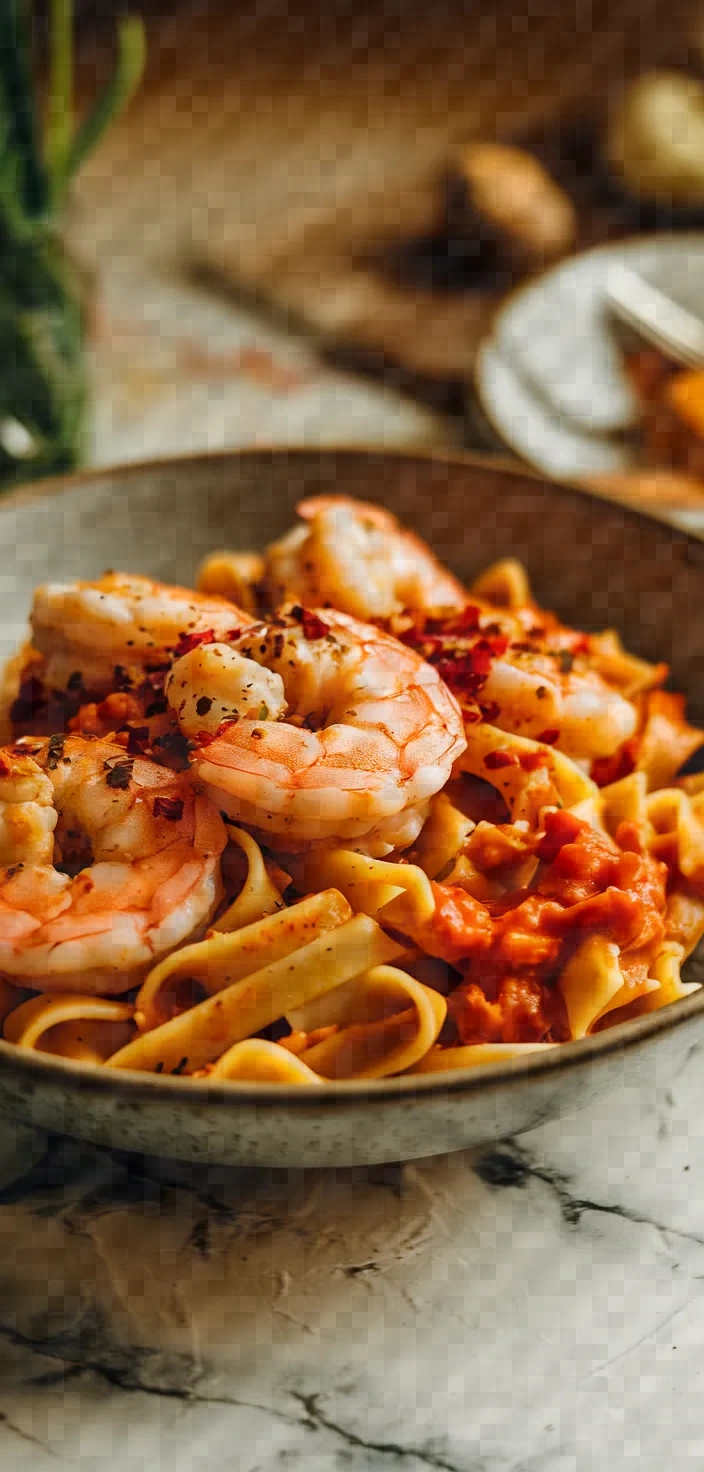 8. Spicy Shrimp Pasta