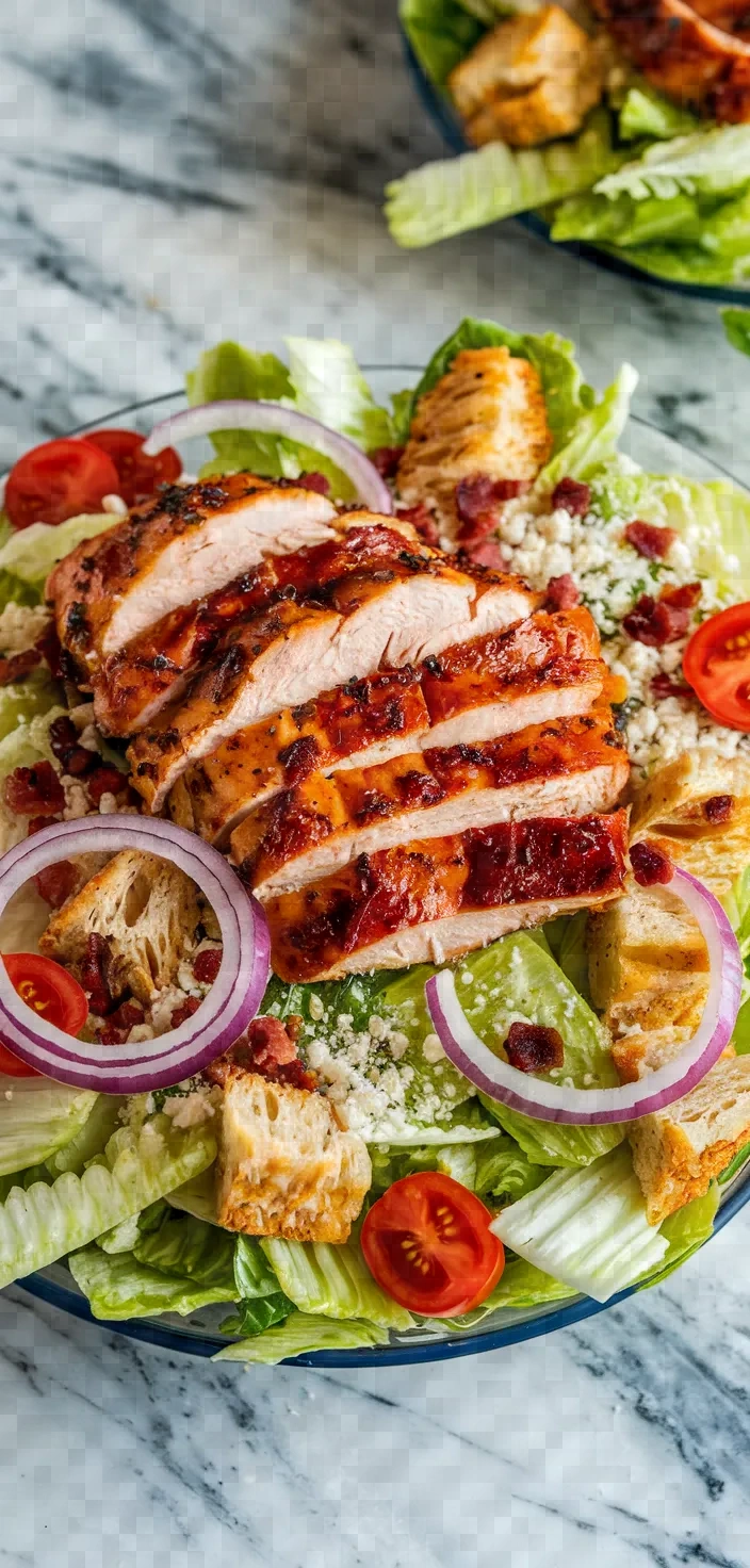 9. BBQ Chicken Caesar Salad