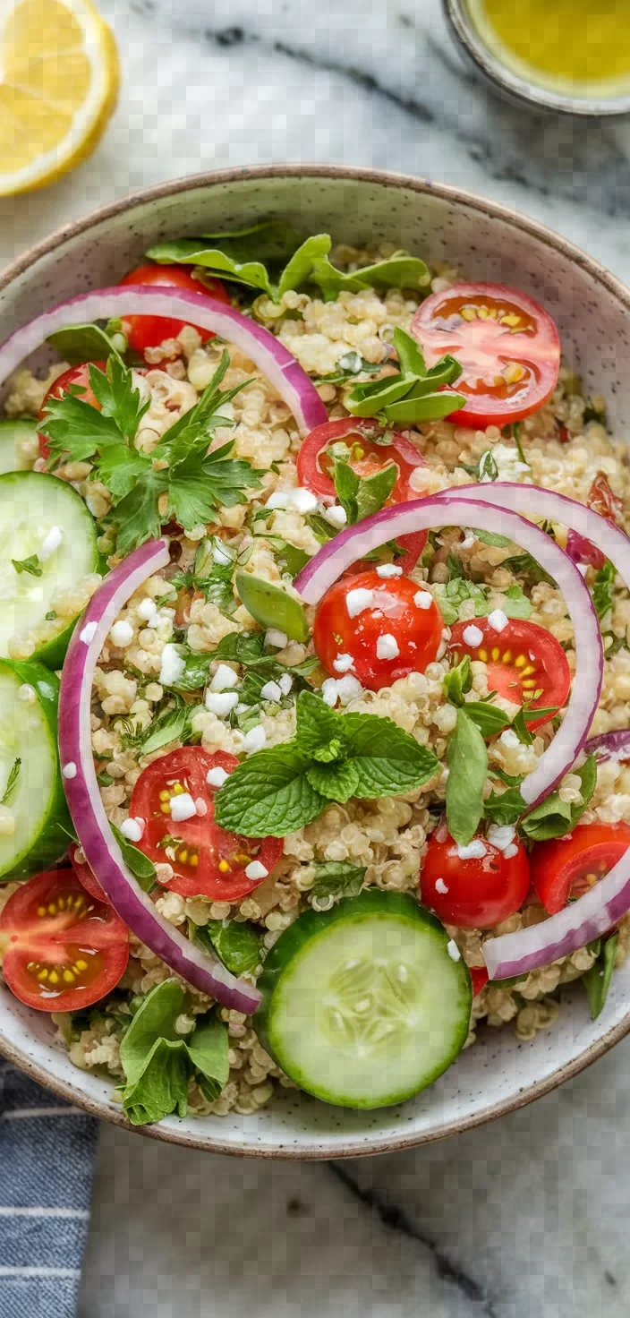 9. Low Calorie Quinoa Salad