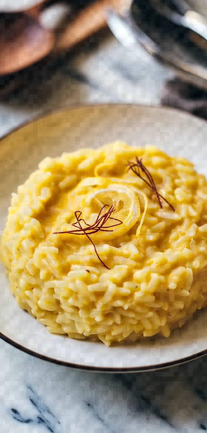 9. Saffron and Lemon Risotto