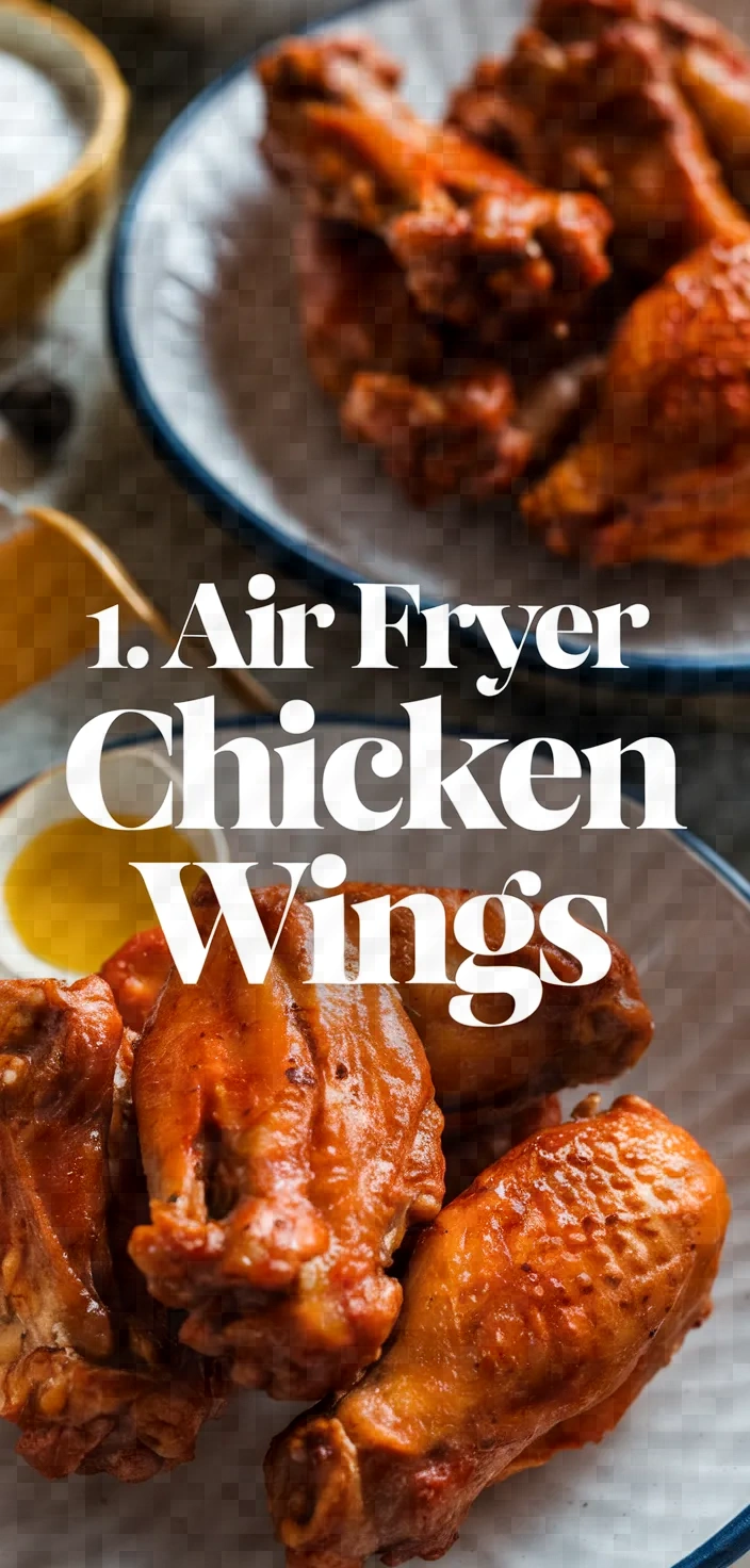 1. Air Fryer Chicken Wings