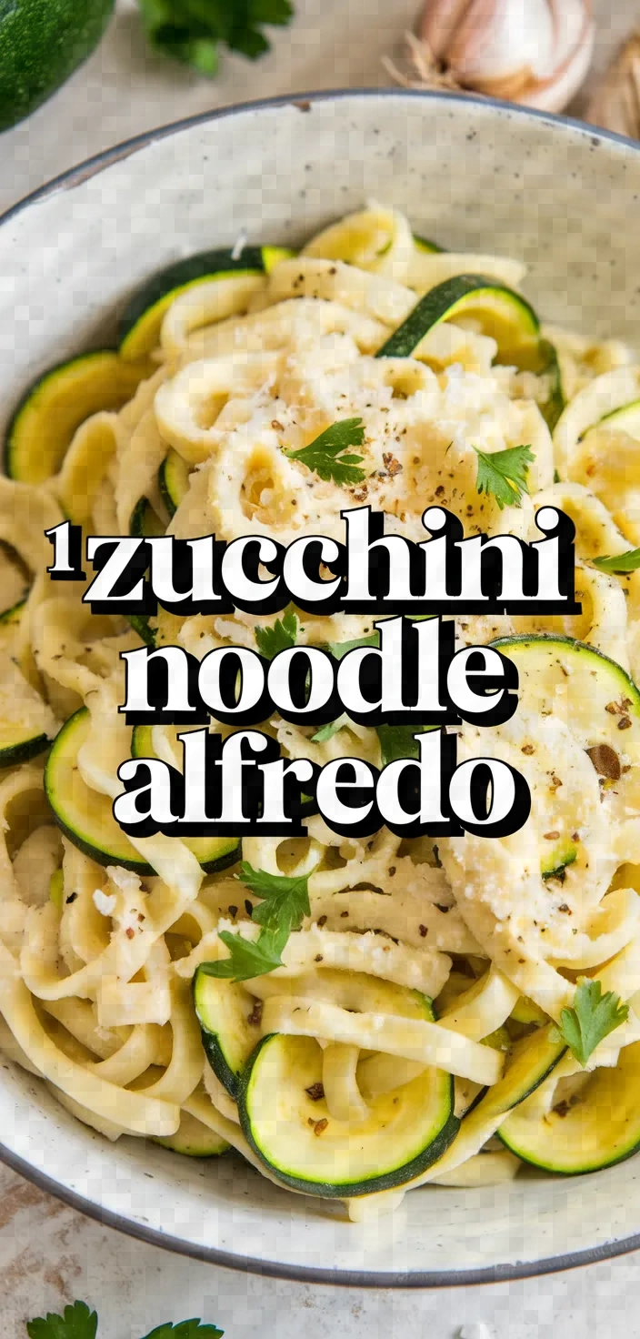 1. Zucchini Noodle Alfredo