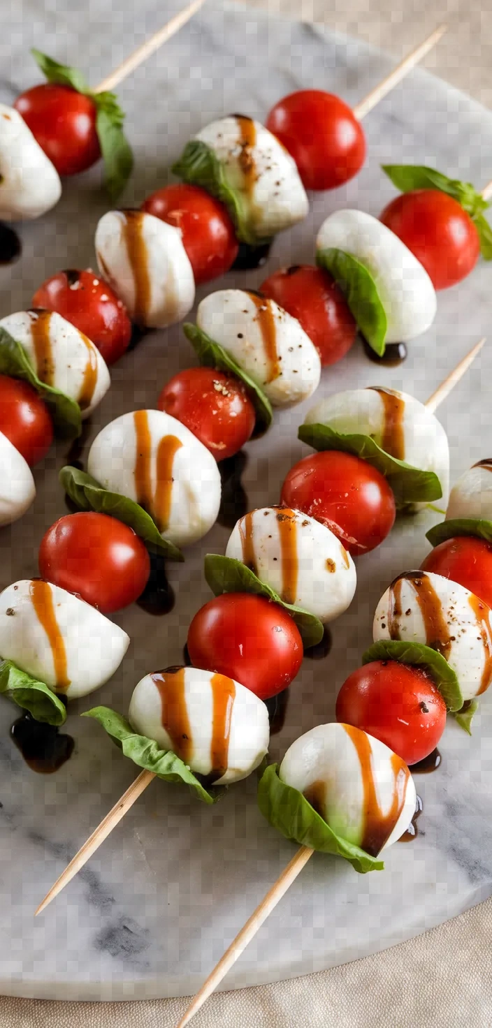 10. Game Day Caprese Skewers