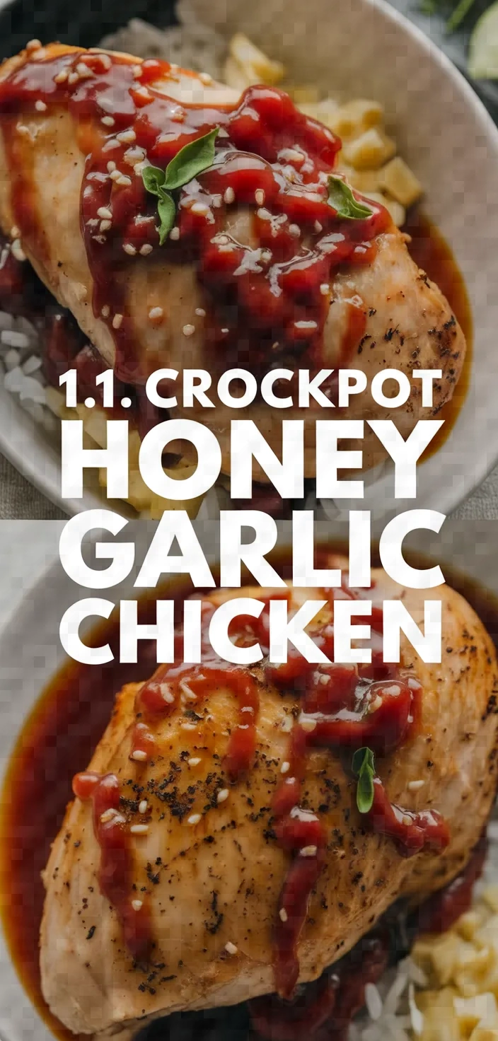 11. Crockpot Honey Garlic Chicken