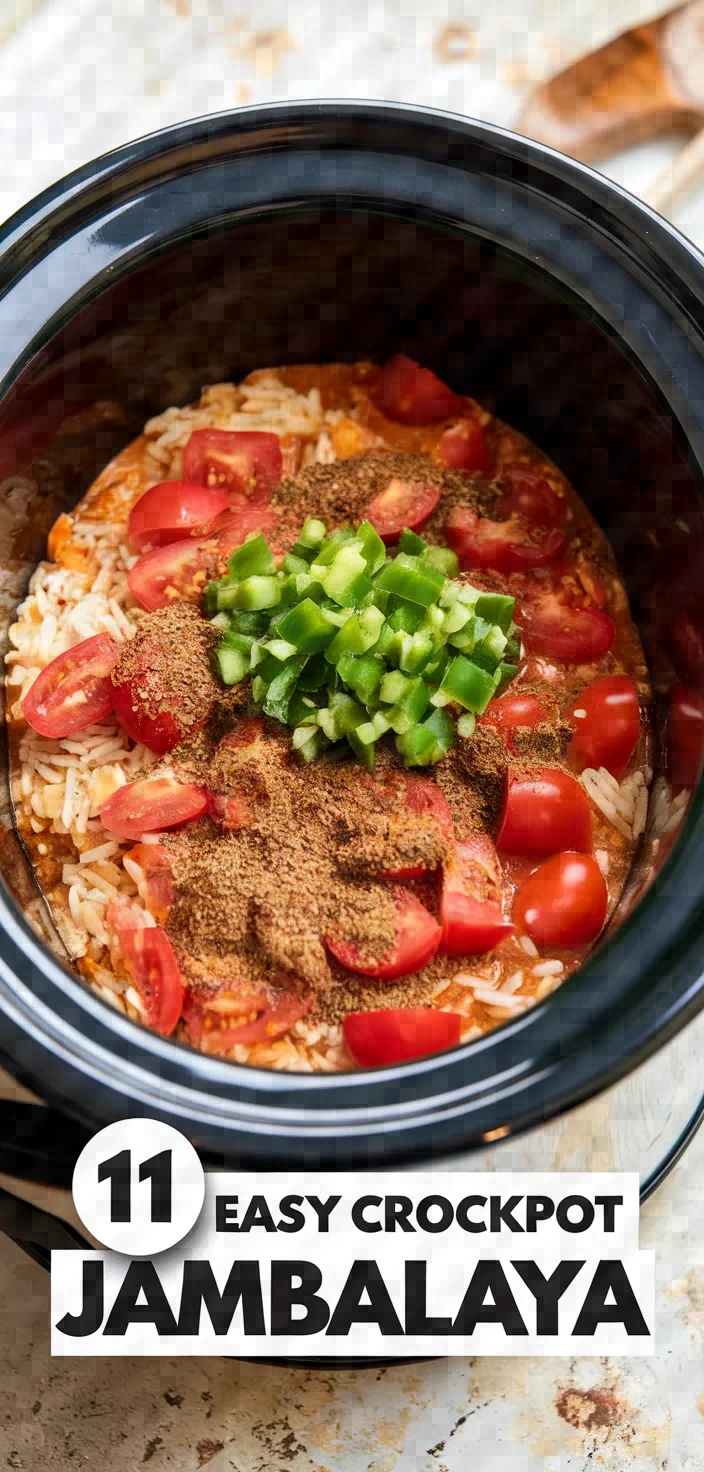 11. Easy Crockpot Jambalaya