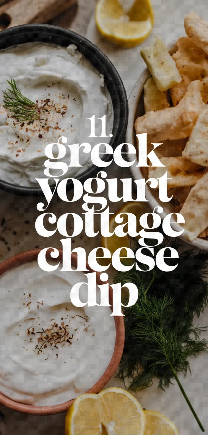 11. Greek Yogurt Cottage Cheese Dip