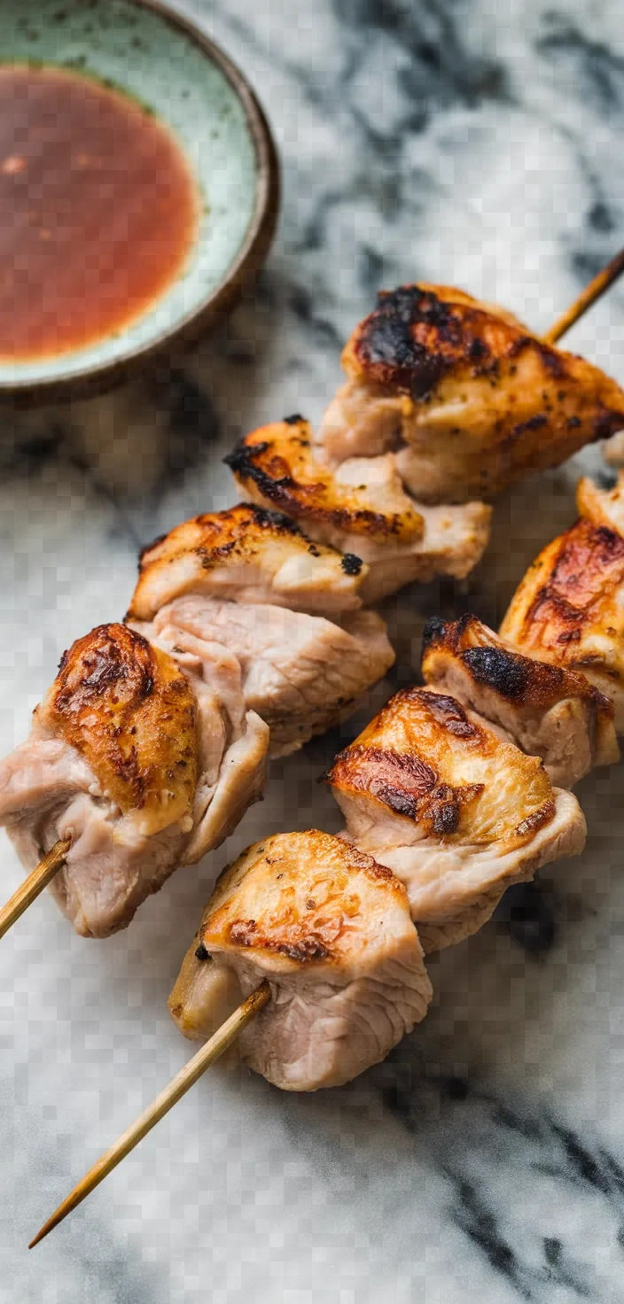 11. Japanese Yakitori Chicken Skewer Recipe