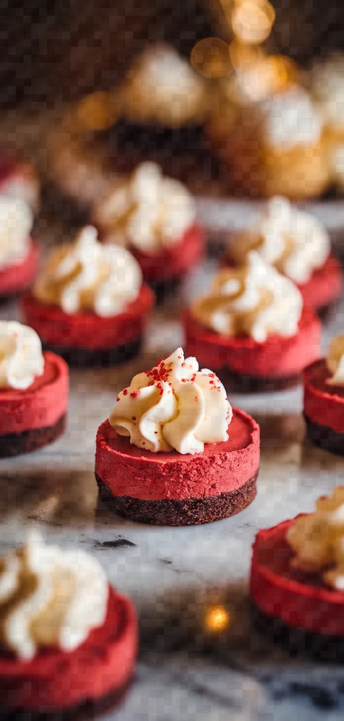 11. Red Velvet Cheesecake Bites