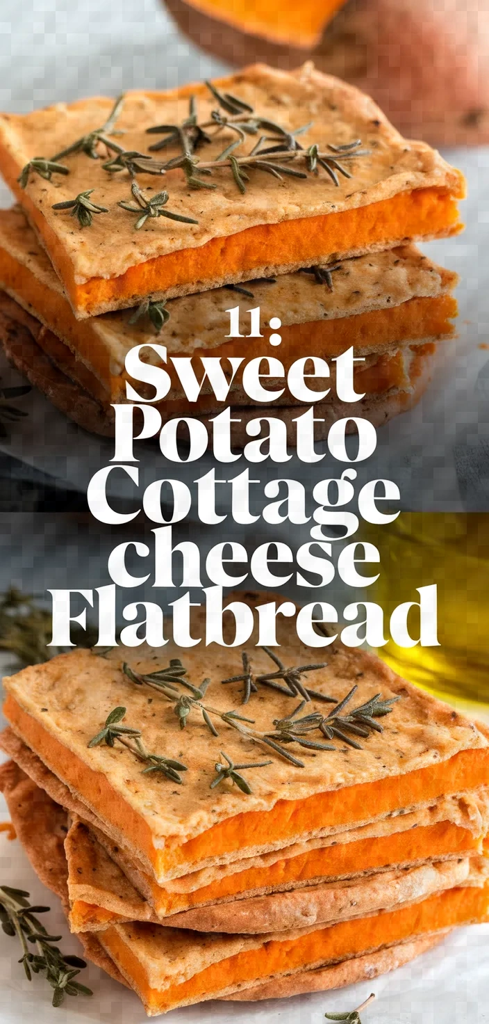 11. Sweet Potato Cottage Cheese Flatbread