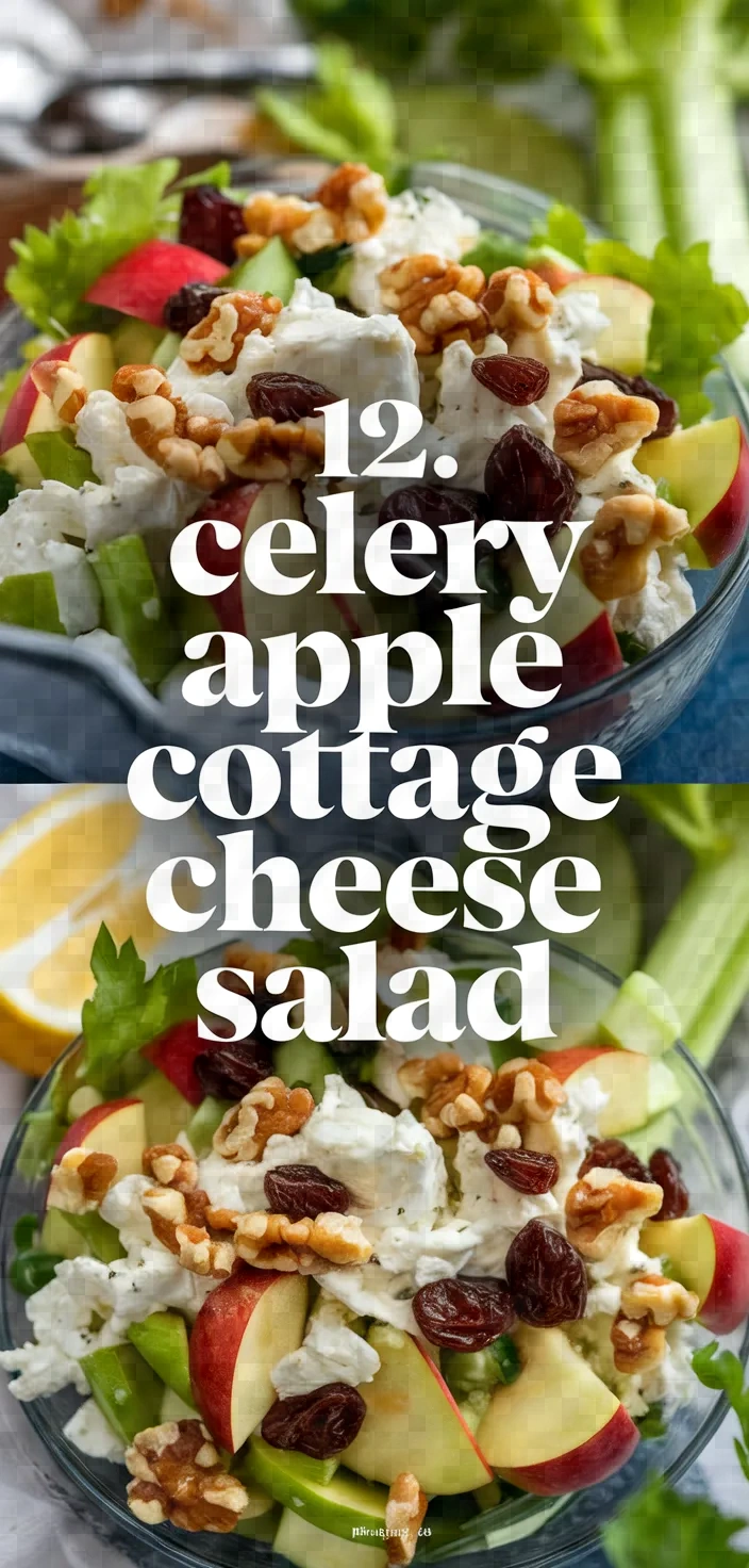 12. Celery Apple Cottage Cheese Salad