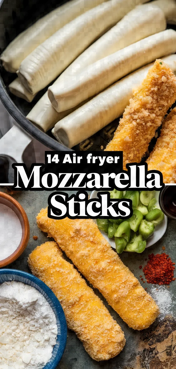 14. Air Fryer Mozzarella Sticks