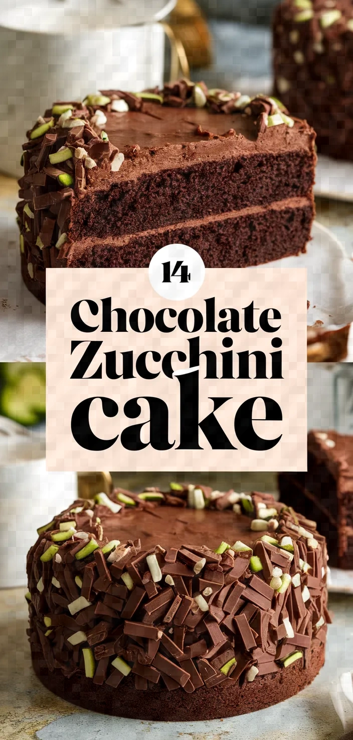 14. Chocolate Zucchini Cake