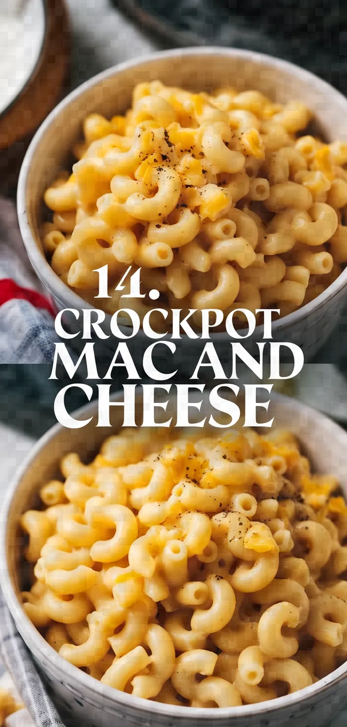 14. Crockpot Mac and Cheese