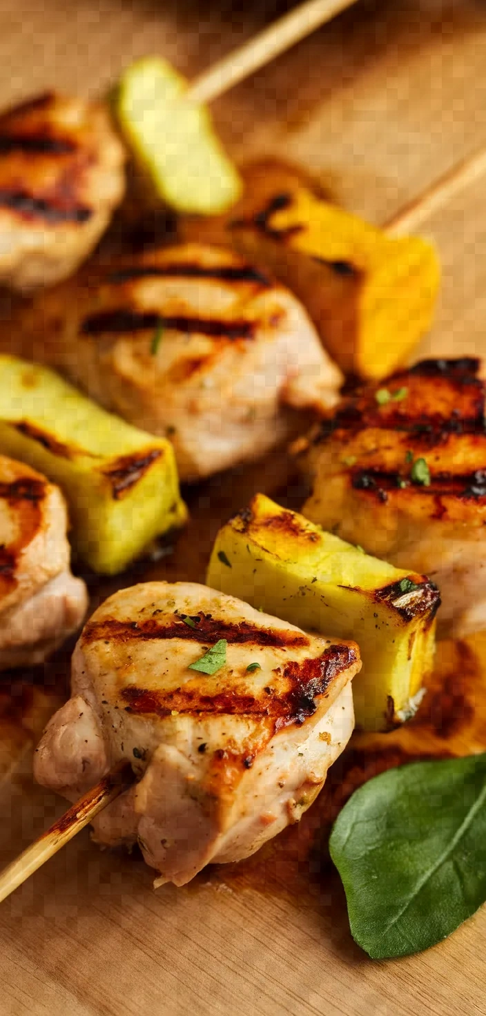 14. Turmeric and Ginger Chicken Skewer Recipes