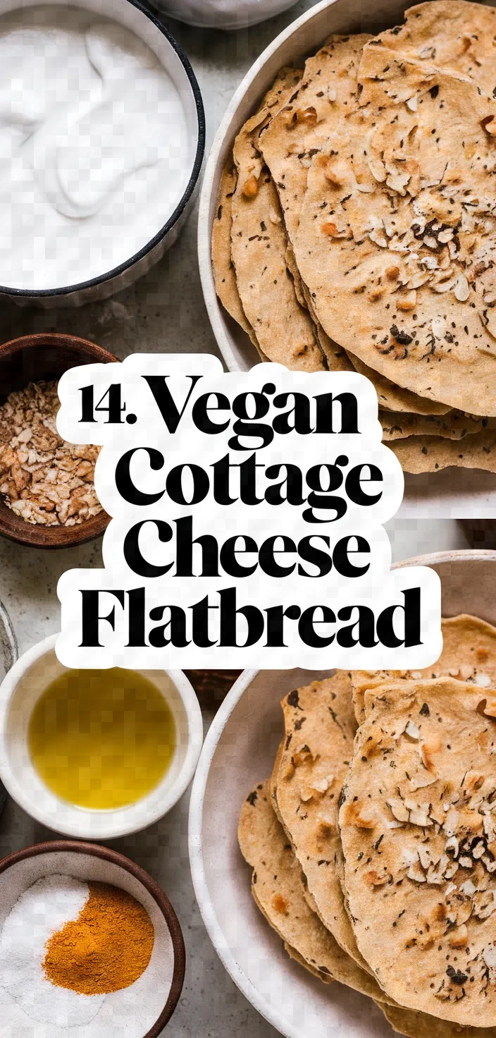 14. Vegan Cottage Cheese Flatbread