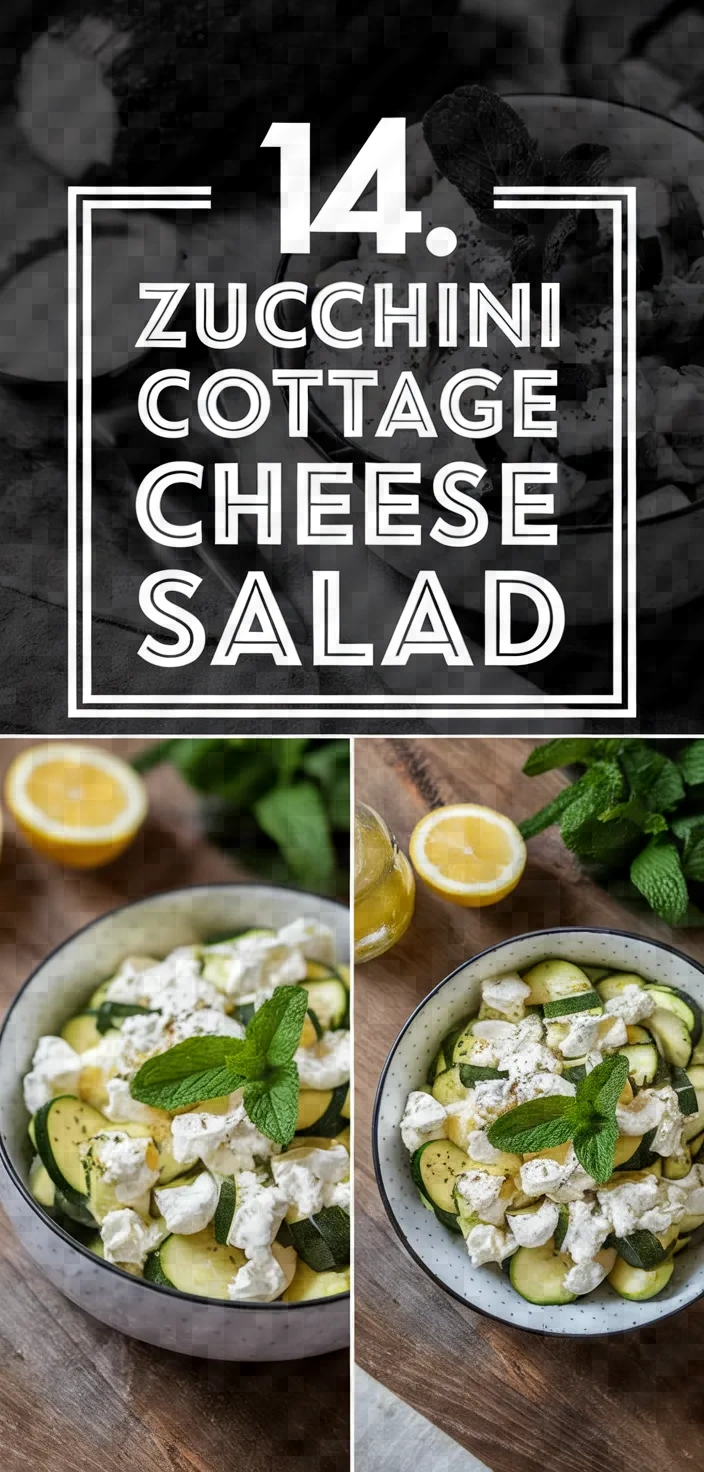 14. Zucchini Cottage Cheese Salad