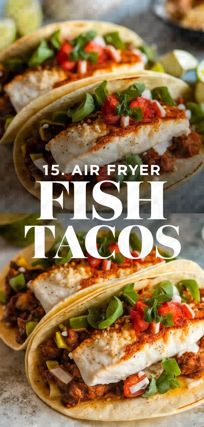 15. Air Fryer Fish Tacos