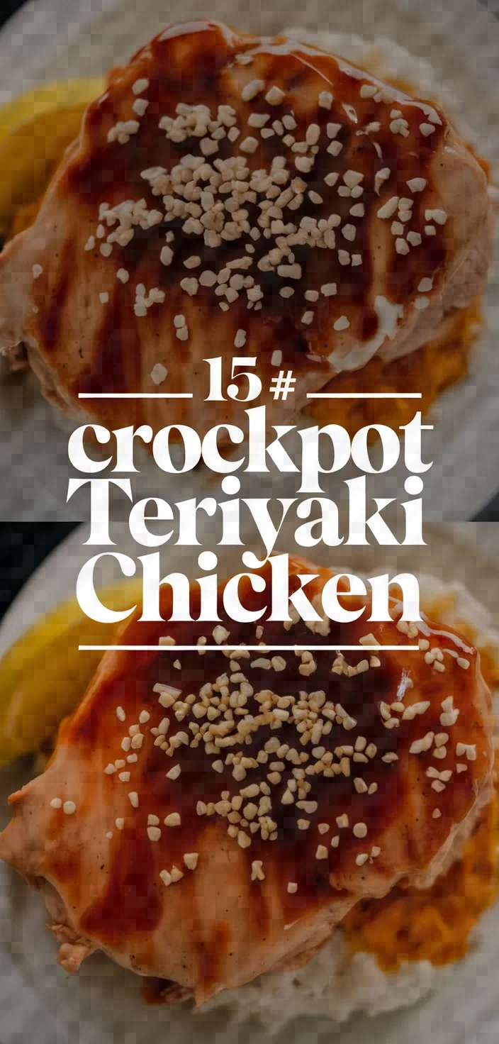 15. Crockpot Teriyaki Chicken