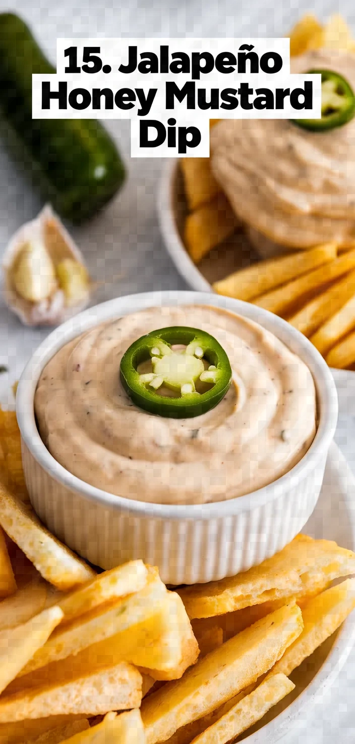 15. Jalapeño Honey Mustard Dip