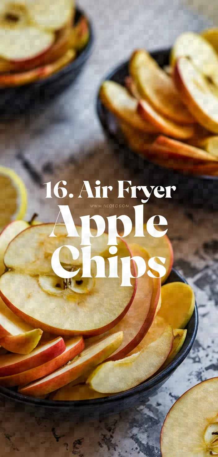 16. Air Fryer Apple Chips