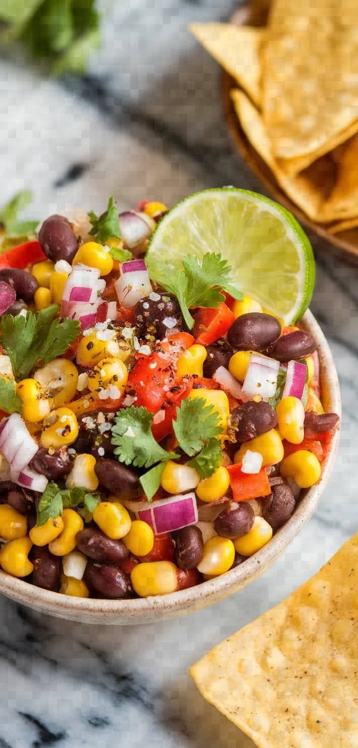 16. Game Day Black Bean and Corn Salsa