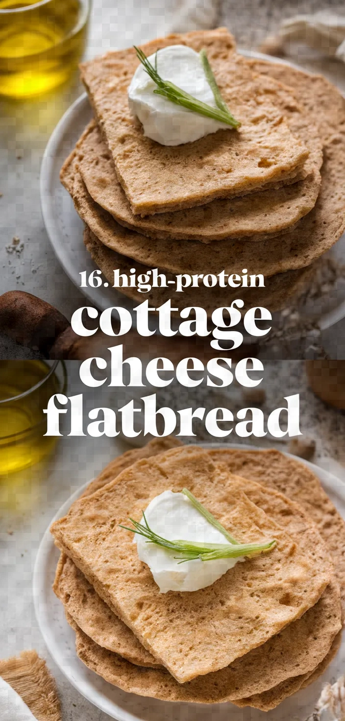 16. High-Protein Cottage Cheese Flatbread