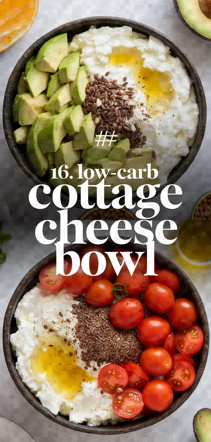 16. Low-Carb Cottage Cheese Bowl