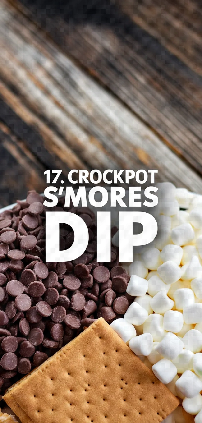 17. Crockpot S'mores Dip