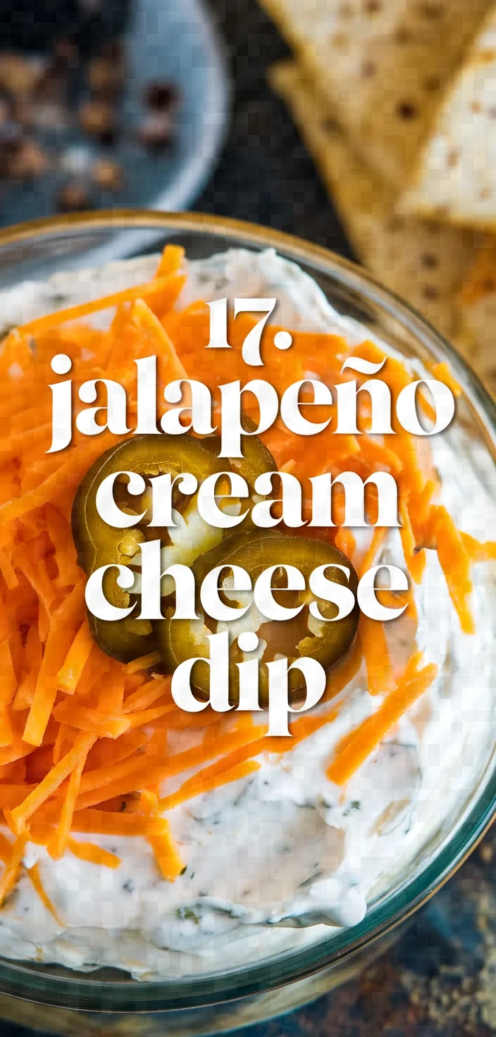 17. Jalapeño Cream Cheese Dip