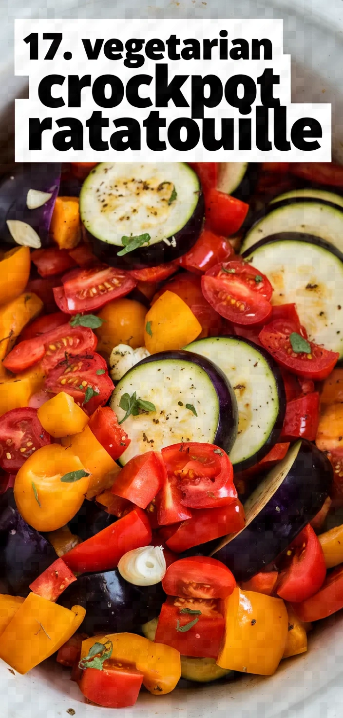 17. Vegetarian Crockpot Ratatouille