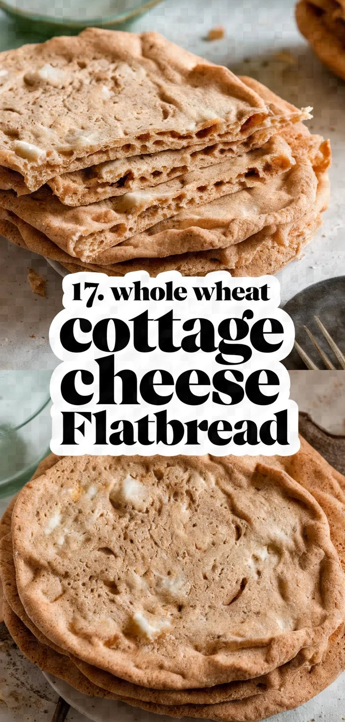 17. Whole Wheat Cottage Cheese Flatbread