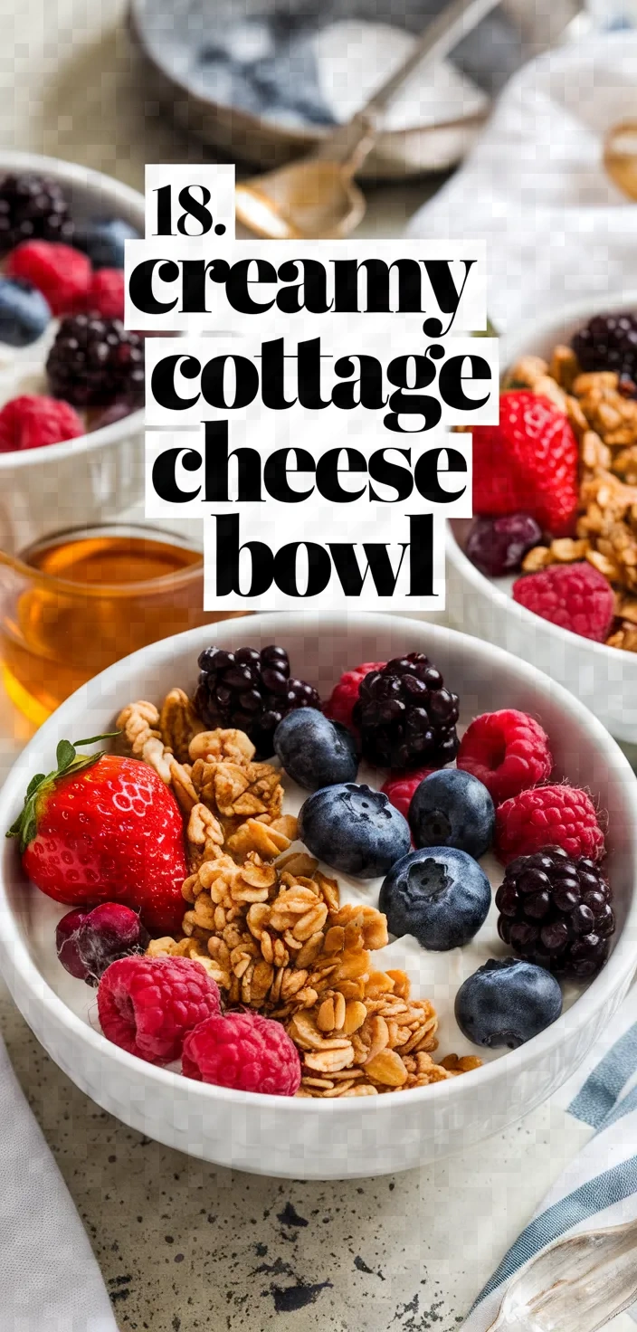 18. Creamy Cottage Cheese Bowl