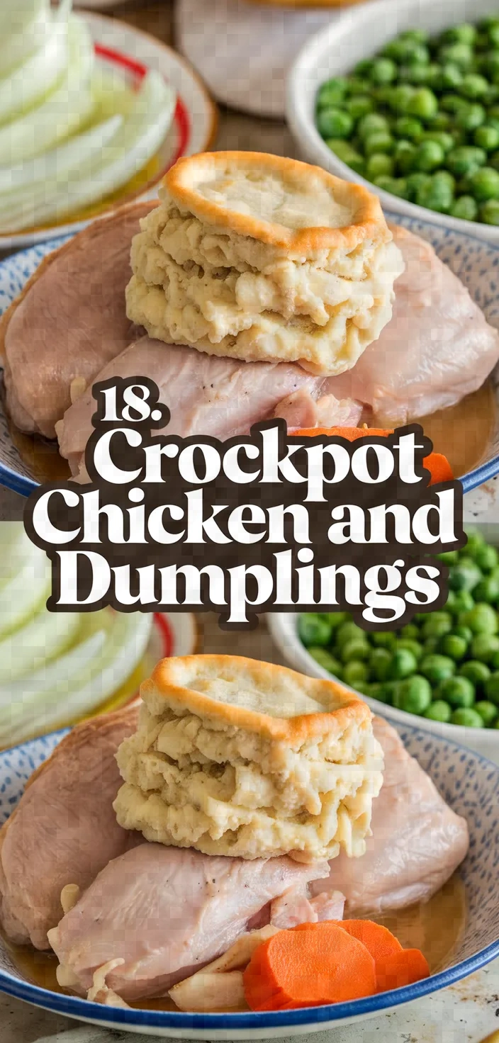 18. Crockpot Chicken and Dumplings