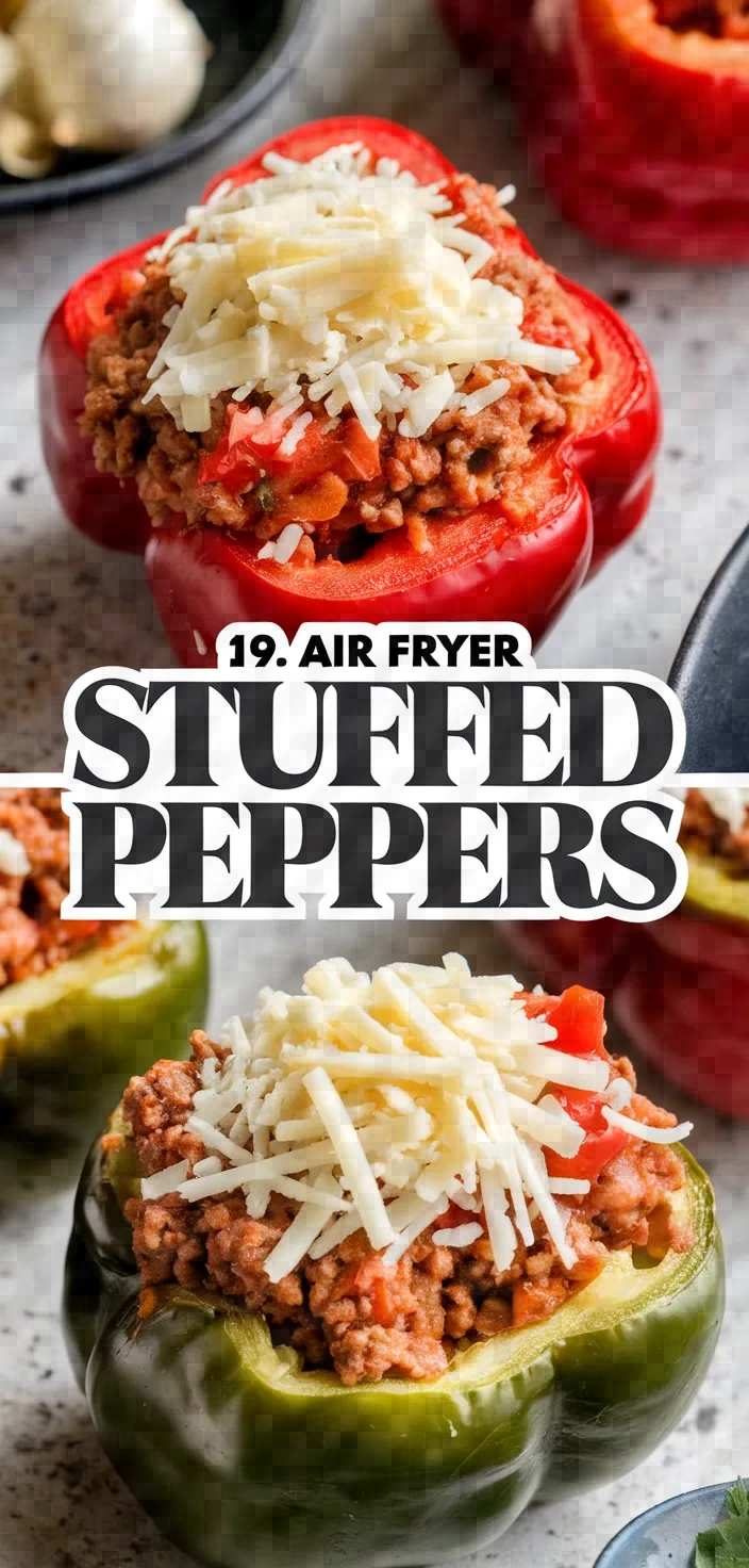 19. Air Fryer Stuffed Peppers