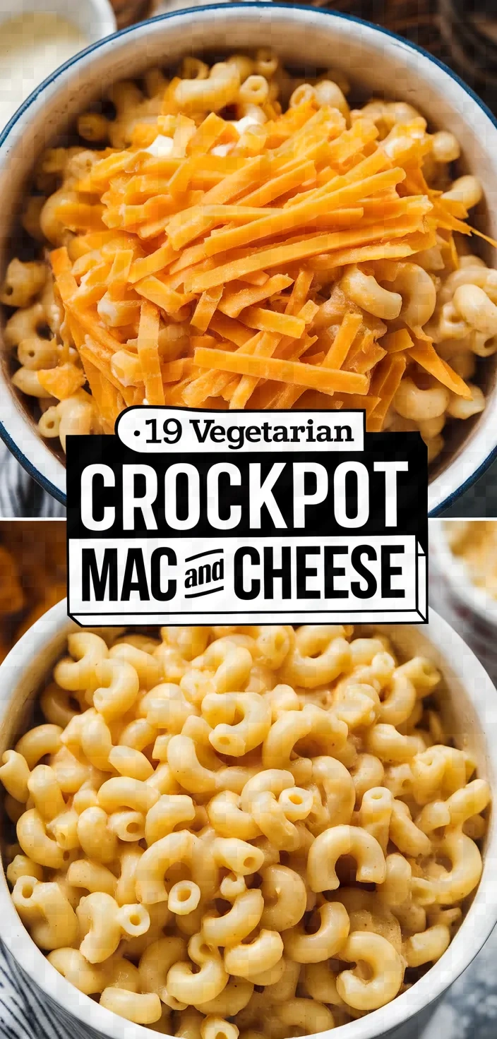 19. Vegetarian Crockpot Mac and Cheese