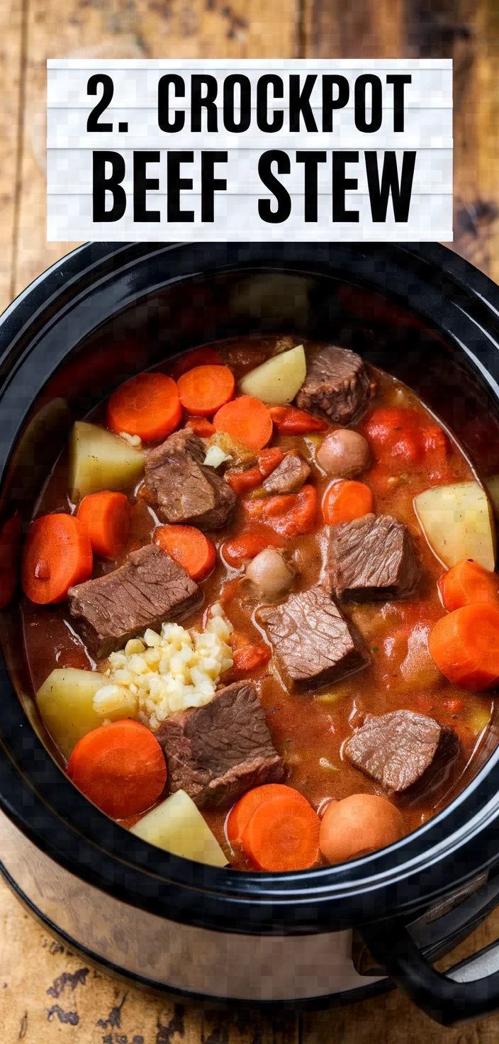 2. Crockpot Beef Stew