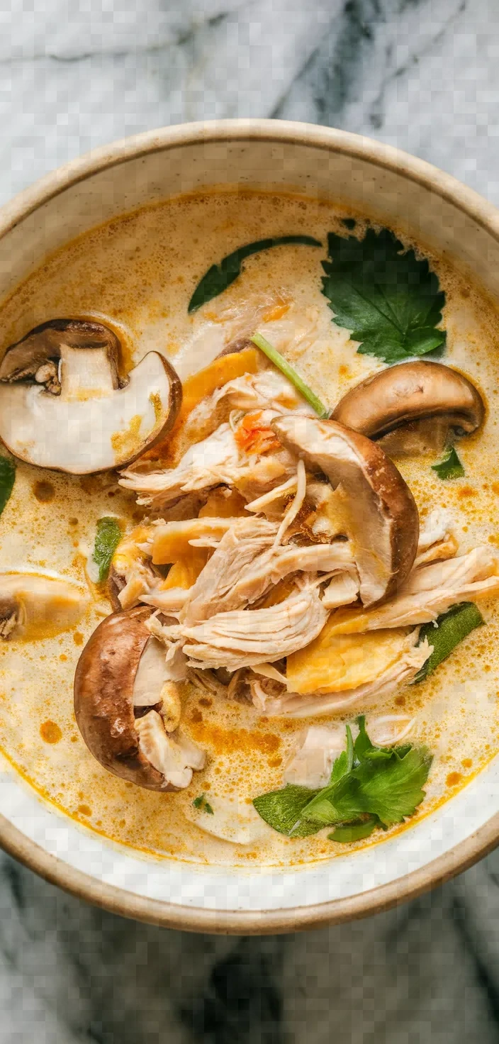 2. Crockpot Thai Coconut Chicken Soup