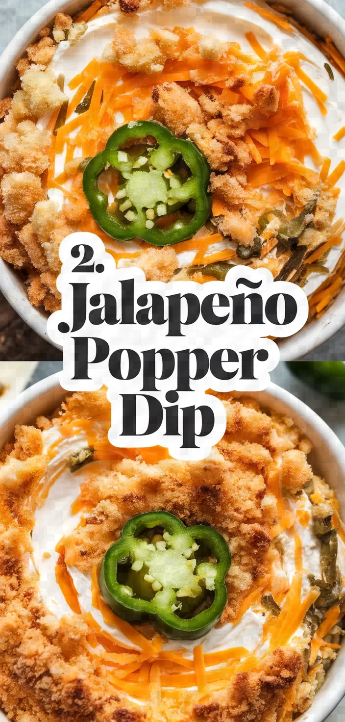 2. Jalapeño Popper Dip