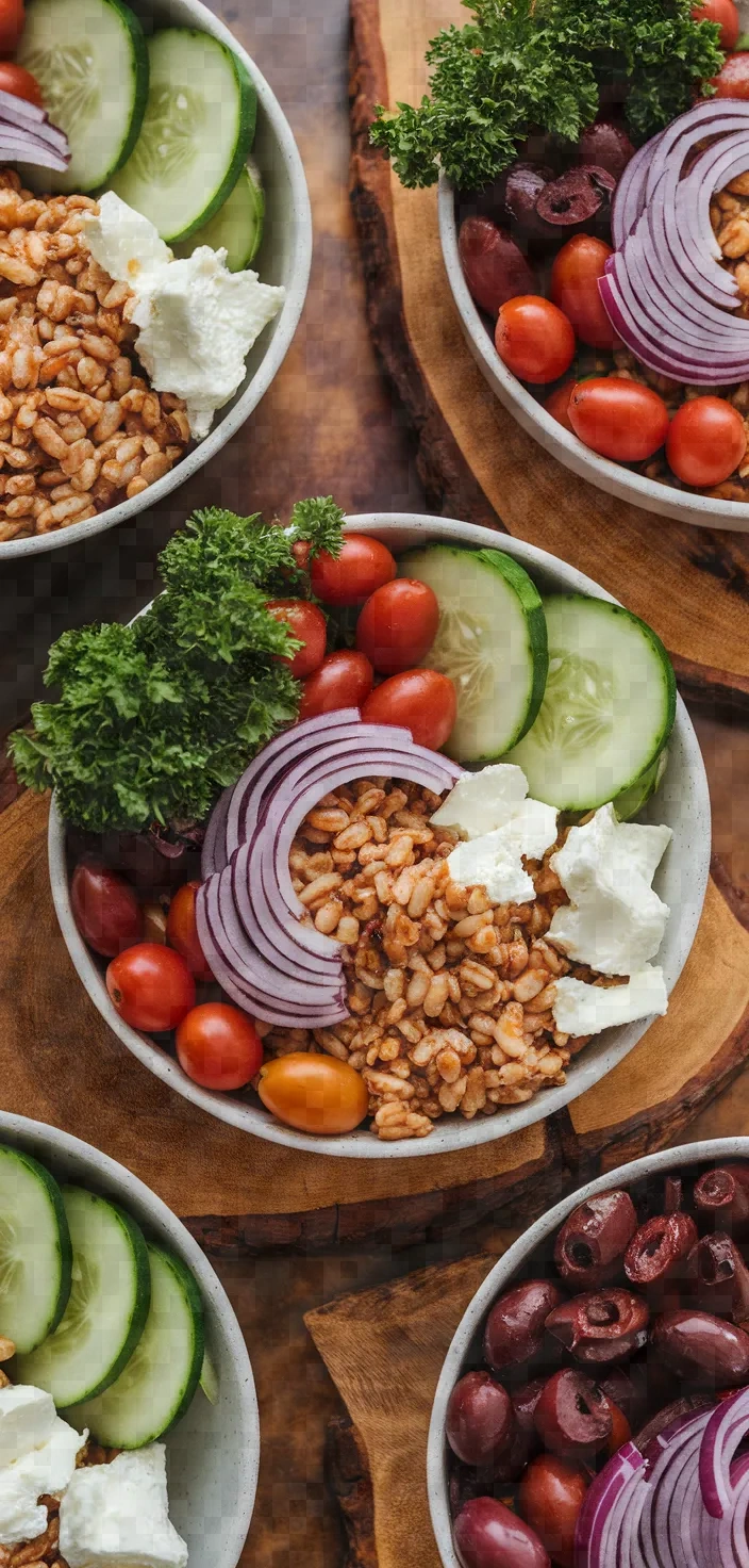 2. Mediterranean Farro Salad Bowl Recipe