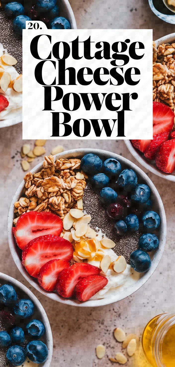 20. Cottage Cheese Power Bowl